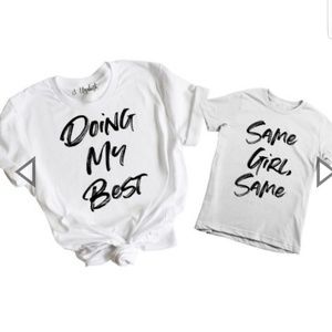 Kids Same Girl Same T Shirt